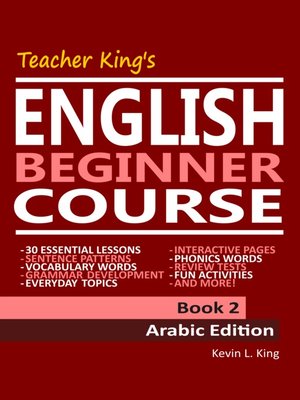 Teacher King's English Beginner Course Book 2--Arabic Edition - ebook